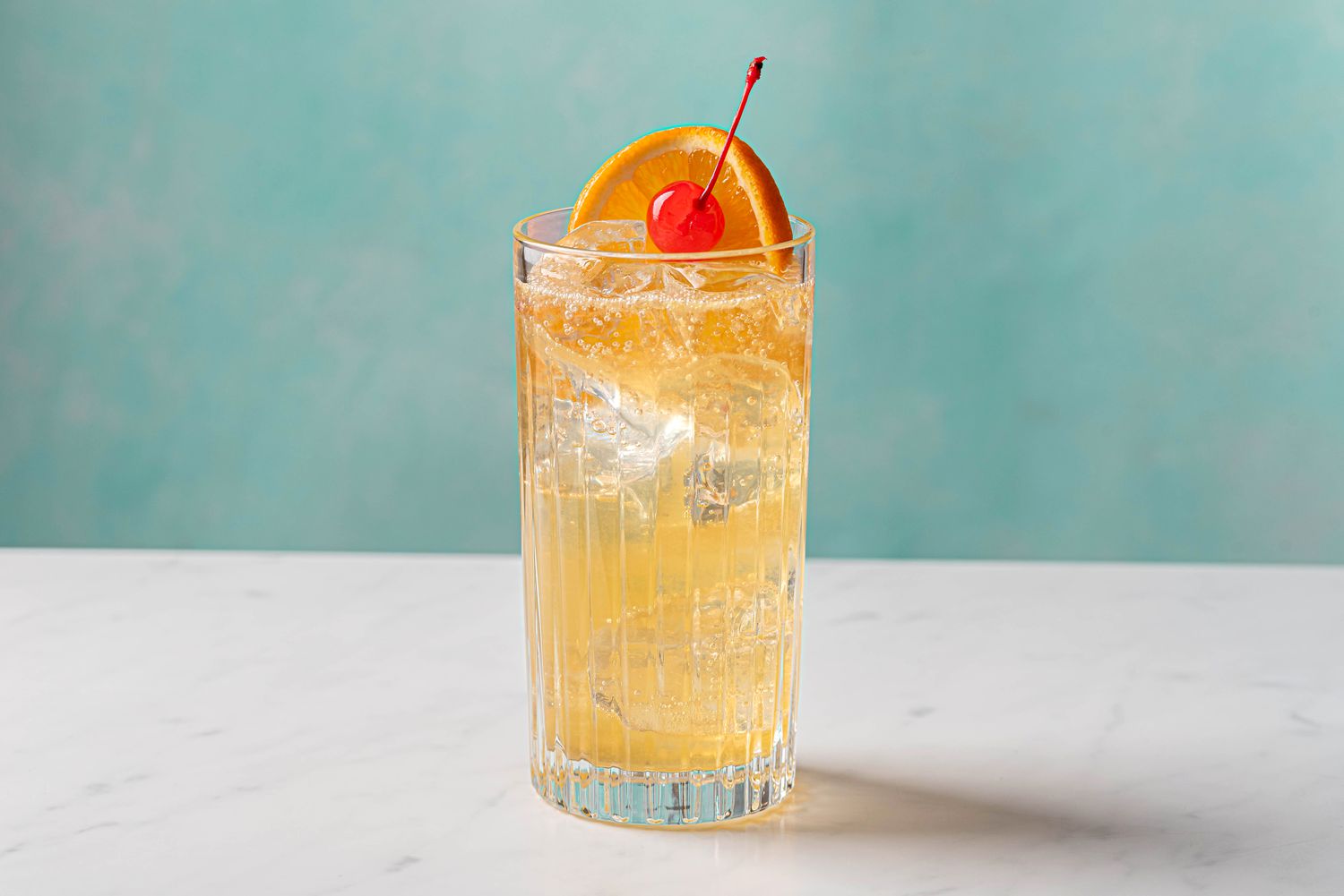 John Collins Bourbon Whiskey Highball Recipe Image