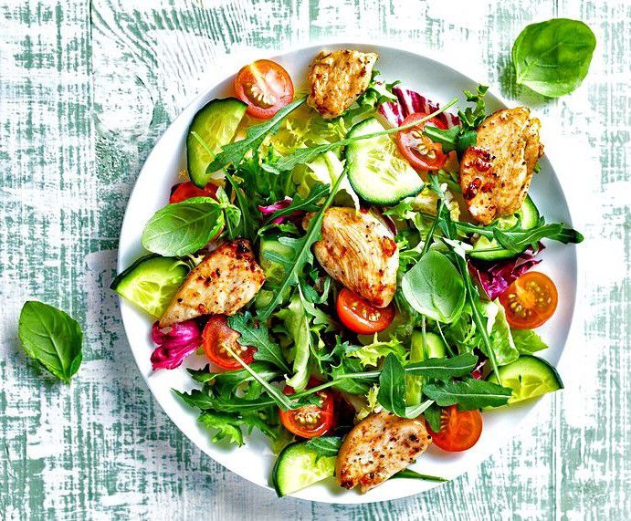 Thai Grilled Chicken Salad Recipe Image