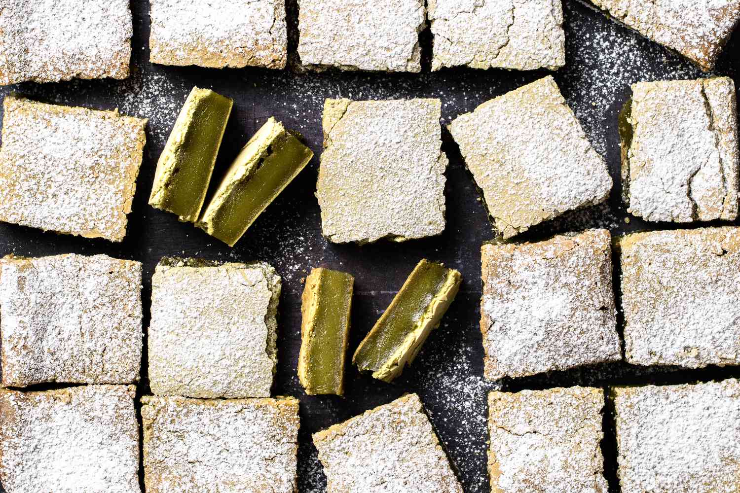 Recipe for Matcha (Green Tea) Mochi (Rice Cake) Bars Image