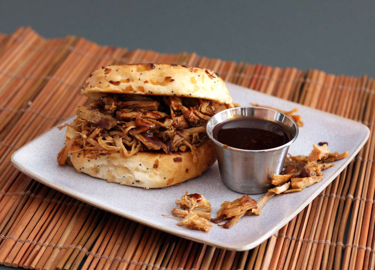 Slow Cooker Pulled Pork Barbecue for Sandwiches Image