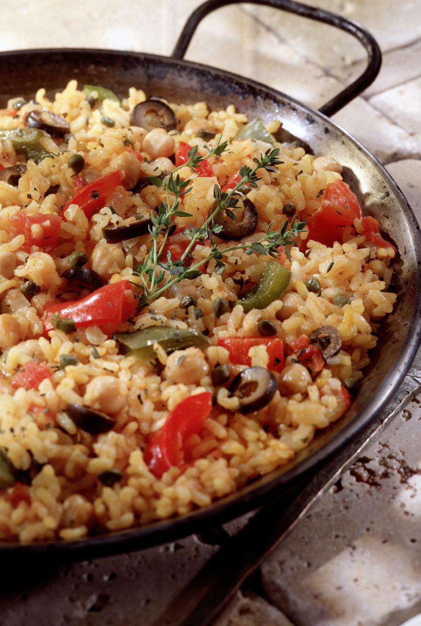 Vegetarian Paella (Paella Vegetariana) Recipe Image