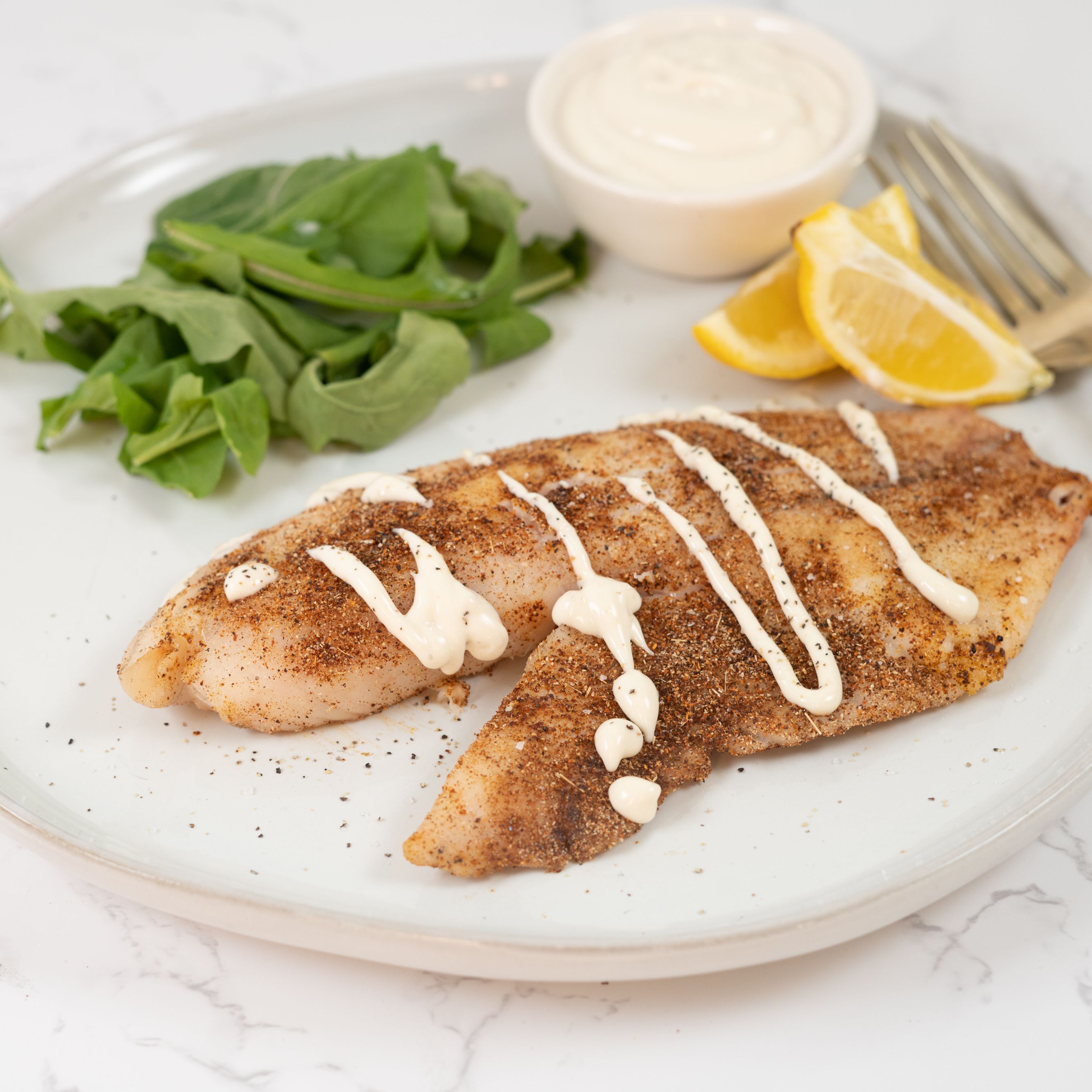 Spicy Tilapia with Aioli Recipe Image