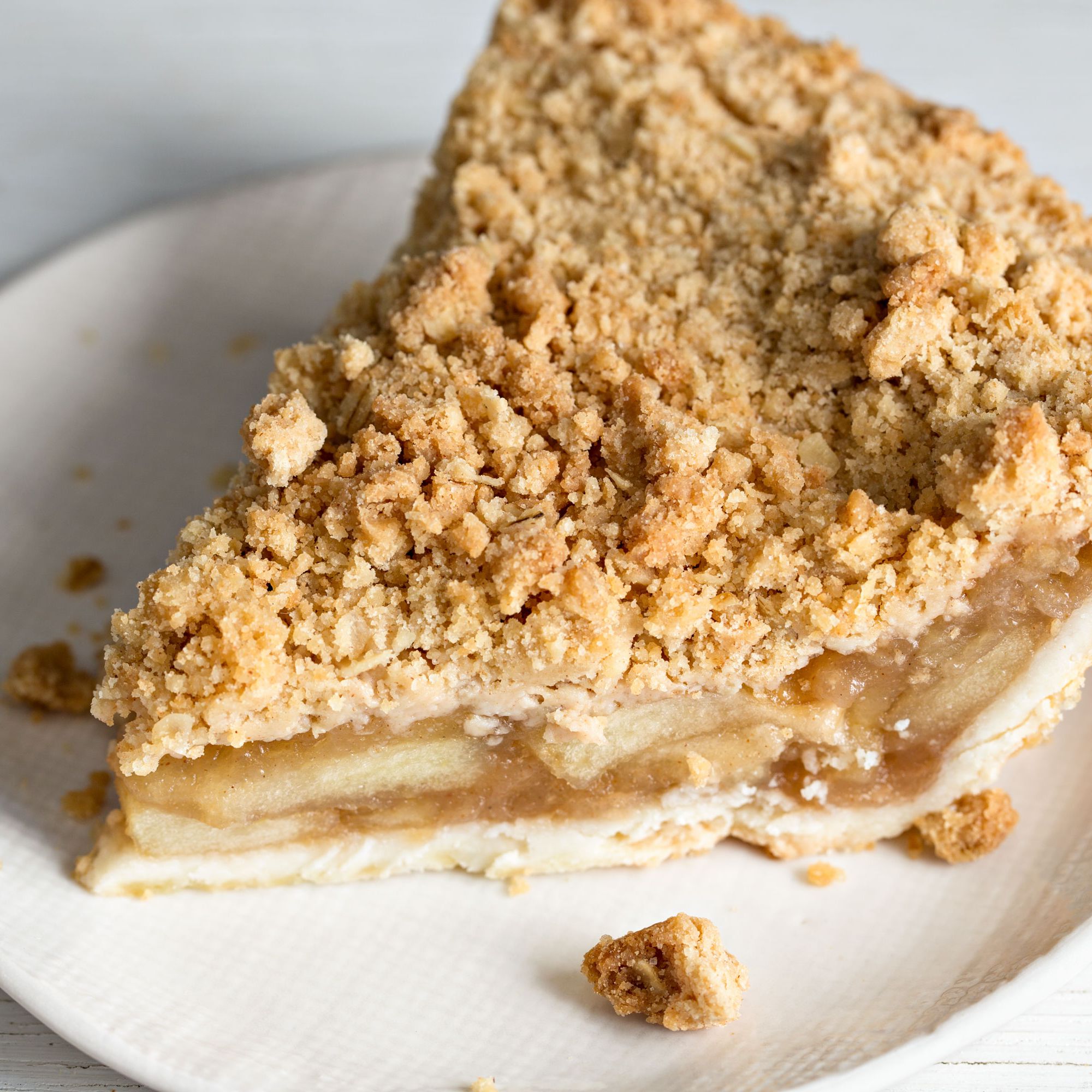 French Pear Pie with Crumb Topping Recipe Image
