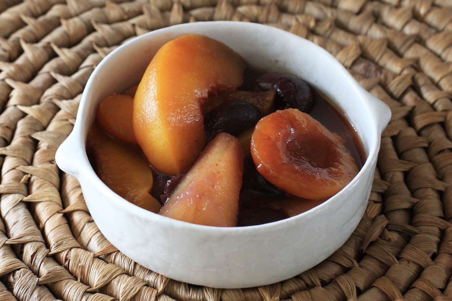Slow Cooker Fruit Compote With Cinnamon Recipe Image