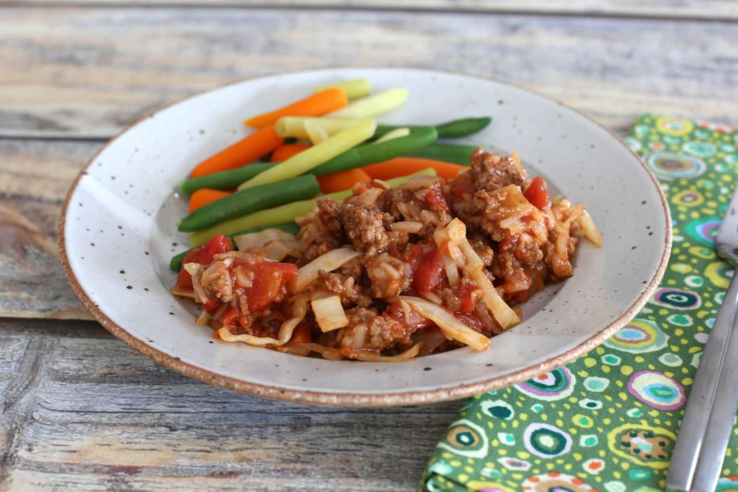 Unstuffed Cabbage Rolls Skillet Recipe Image