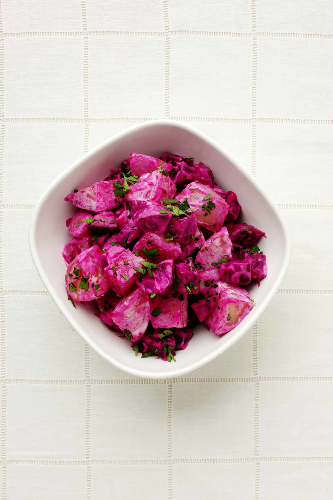 Russian Beet and Potato Salad Recipe Image