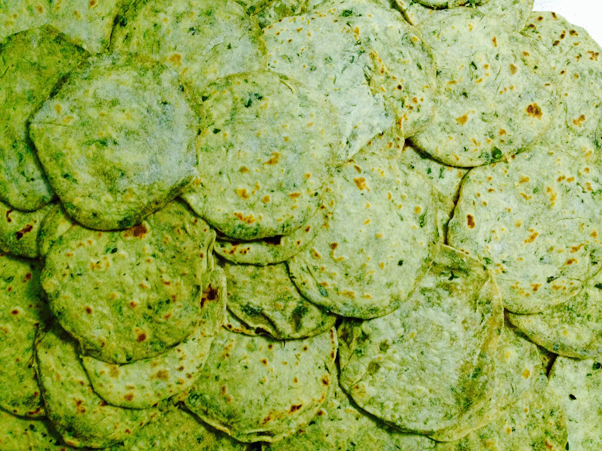 Palak Paratha (Spinach Paratha) Bread Recipe Image