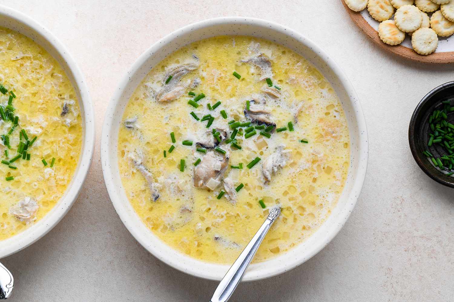 Simple Slow Cooker Oyster Stew Recipe Image