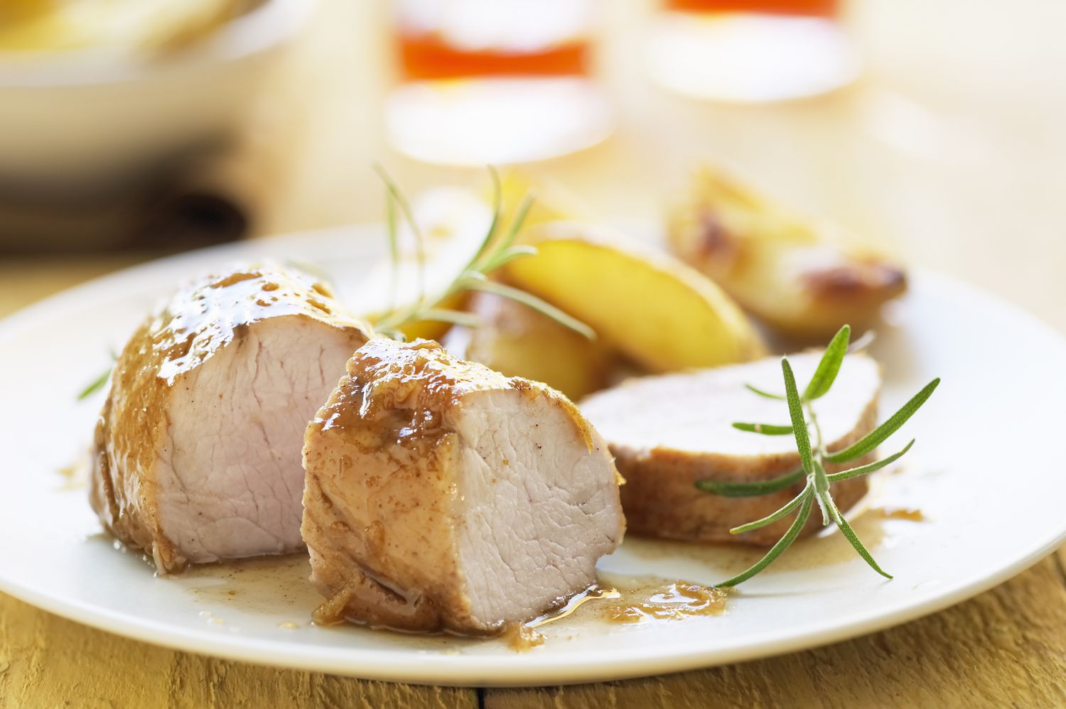Pork, Caramelized Onions and Apples Recipe Image