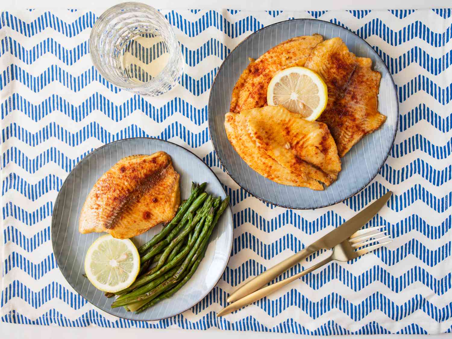Broiled Tilapia Fillets With Lemon and Butter Image