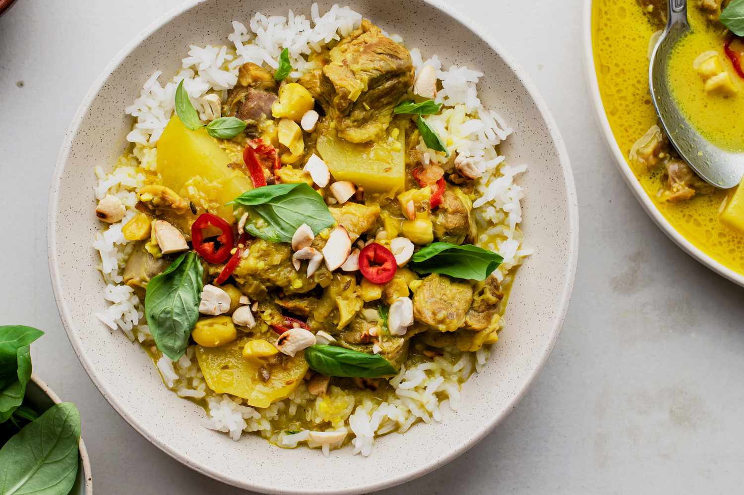 Thai Massaman Lamb Curry Traditional Recipe Image