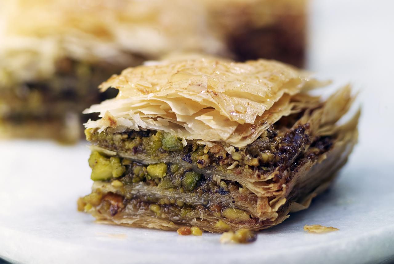 Baklava (Baklawa) Middle Eastern Pastry Recipe Image