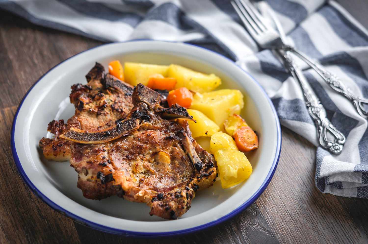 Crock Pot Pork Chops With Onion Soup Mix Recipe Image