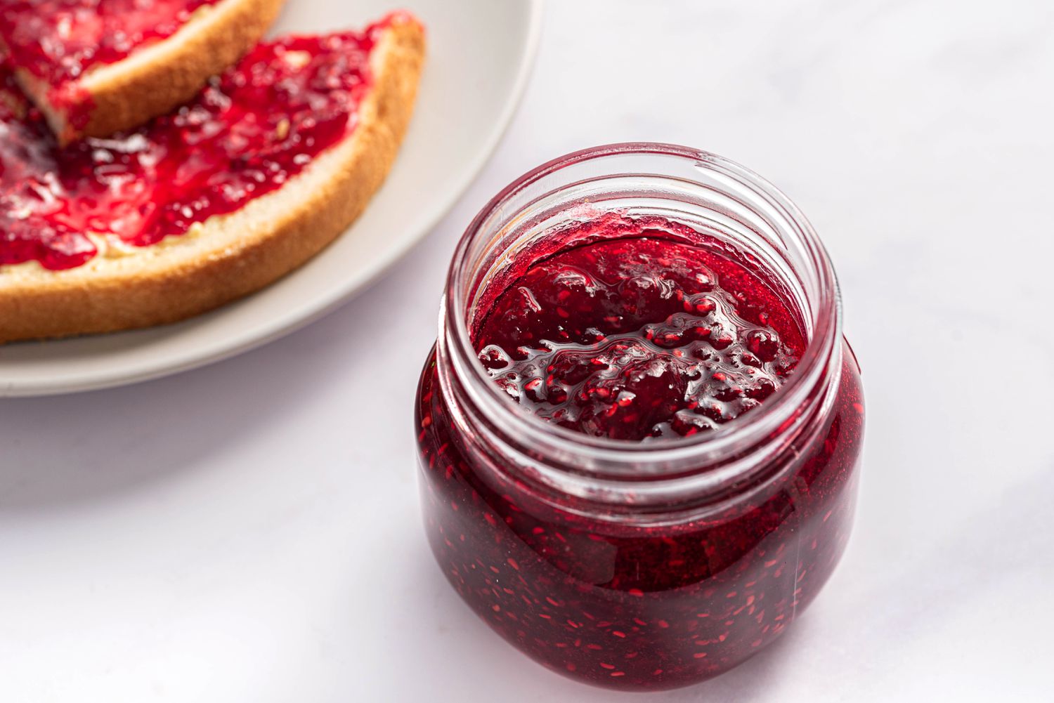 Simple 2-Ingredient Raspberry Jam Recipe Image