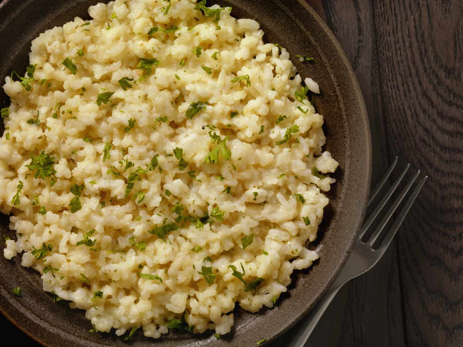 Vegan Cheesy Risotto Recipe Image