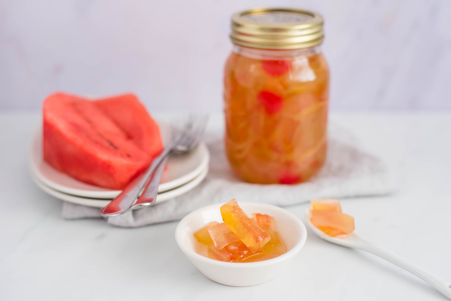Old-Fashioned Watermelon Rind Pickle Recipe Image