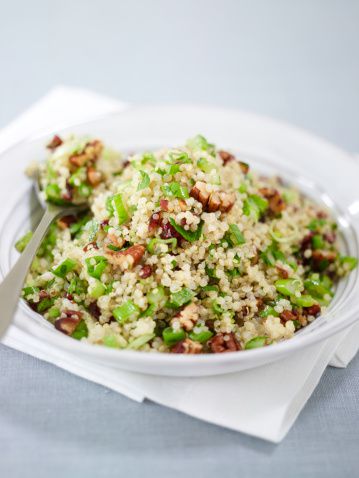 Quinoa Salad With Fresh Mint and Parsley Recipe Image