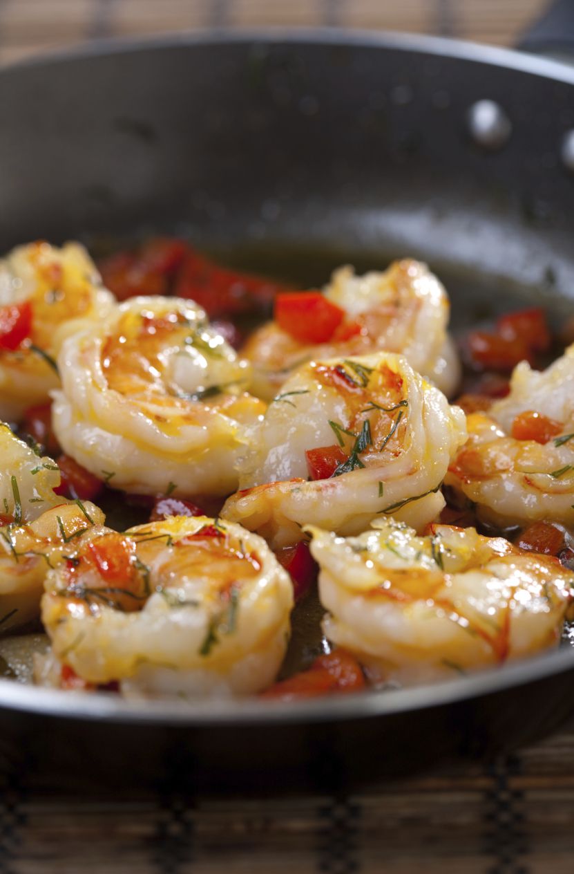 Garlic Shrimp &amp; Sun-Dried Tomatoes Image