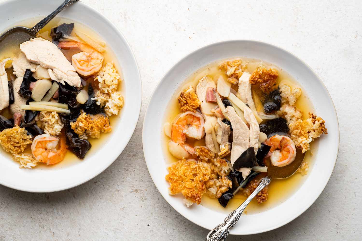 Sizzling Rice Soup With Chicken Recipe Image