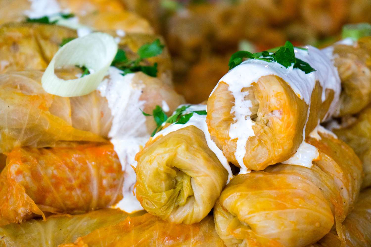 Toltott Kaposzta: Hungarian Stuffed Cabbage Recipe Image