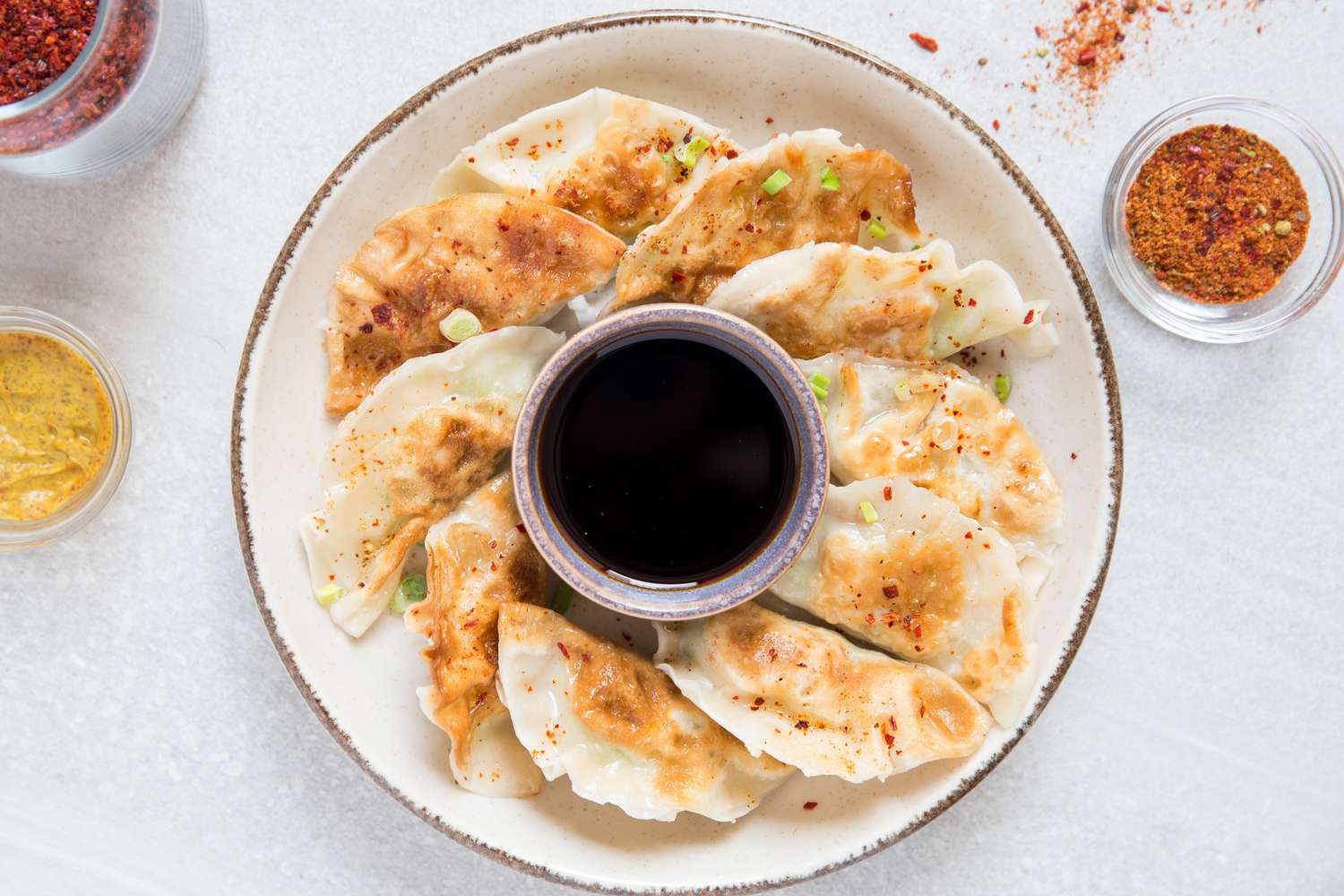 Recipe for Shrimp Gyoza (Japanese Potstickers) Image