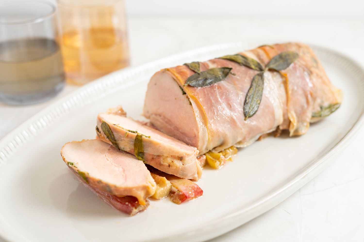 Jamie Oliver's Recipe for Marinated Pork and Rhubarb Image