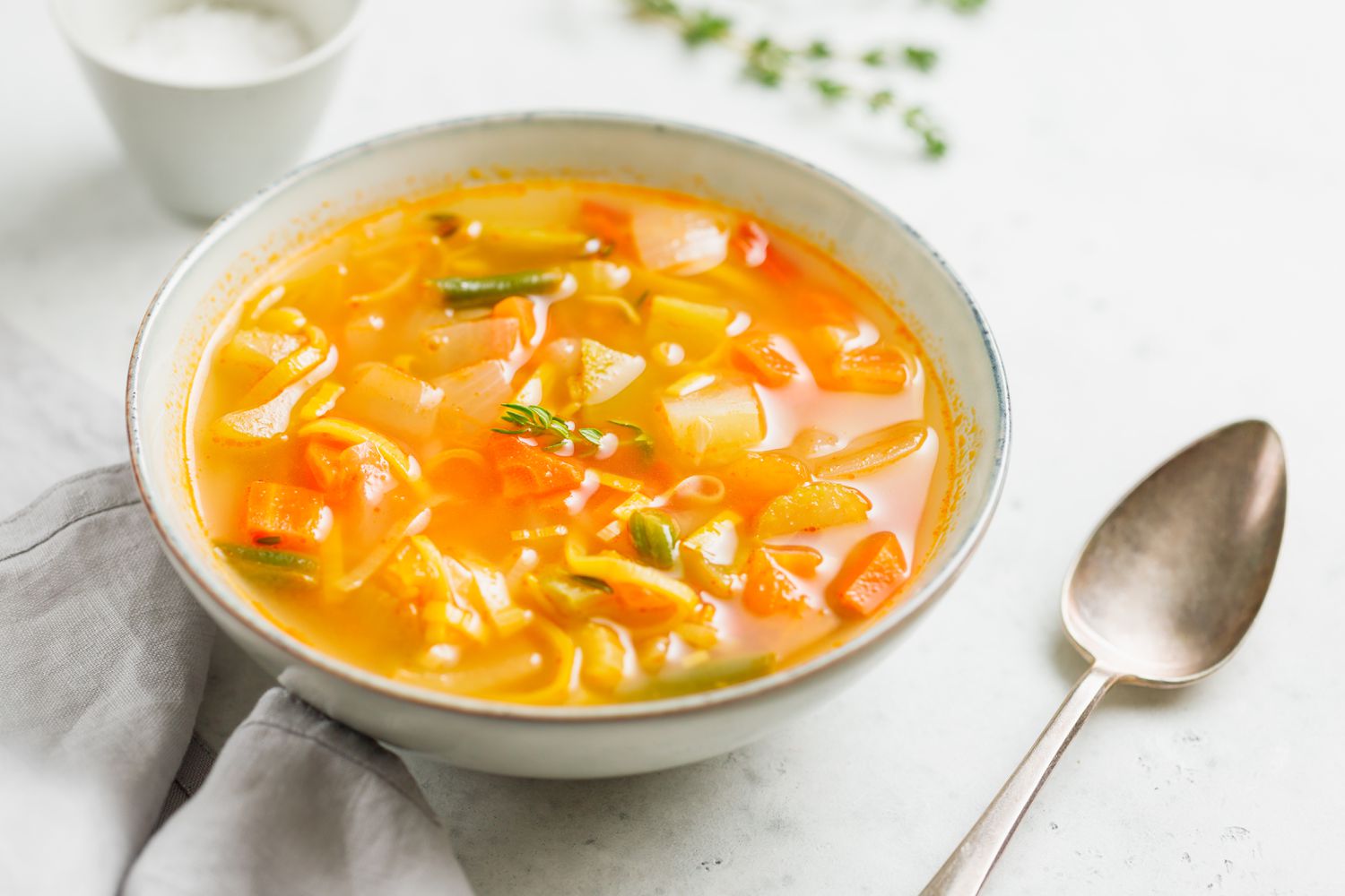 Beef Broth Easy and Hearty Vegetable Soup Image