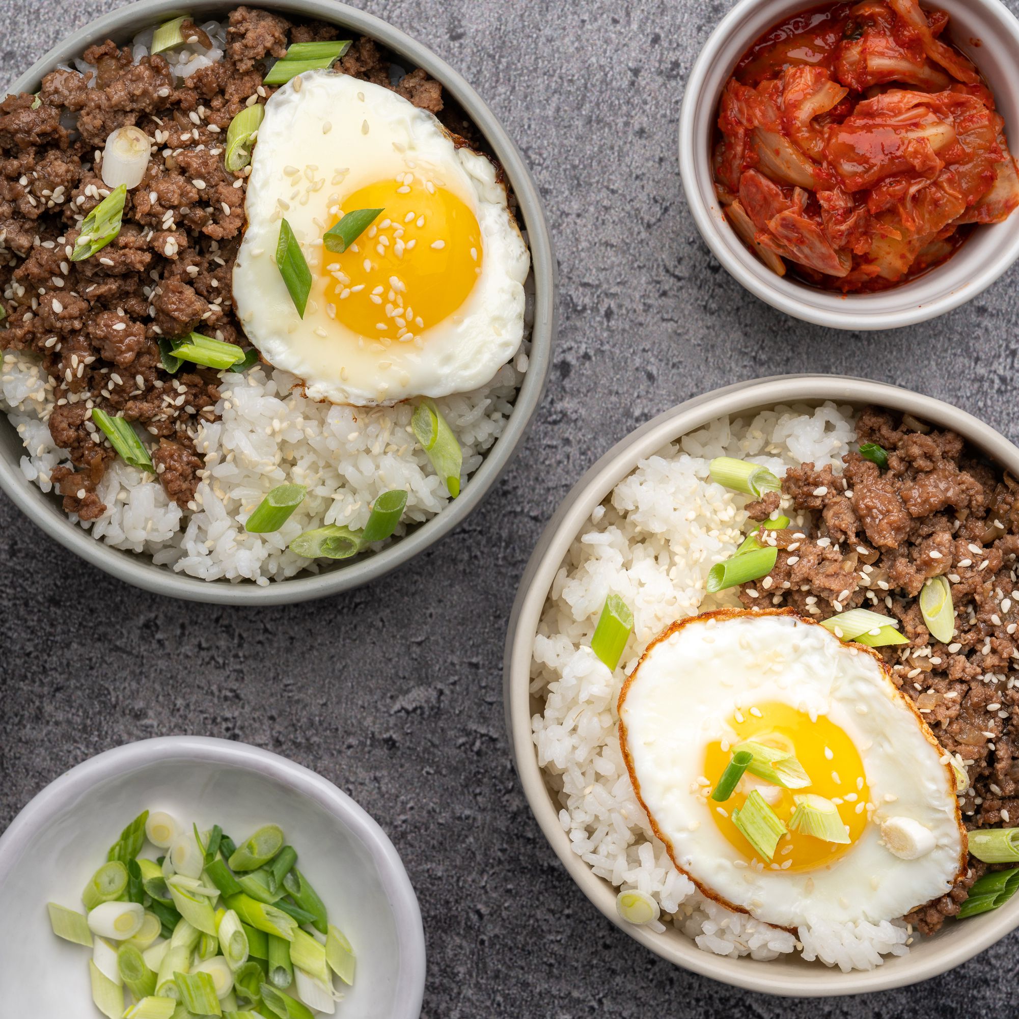 Korean Ground Beef Bowls Image