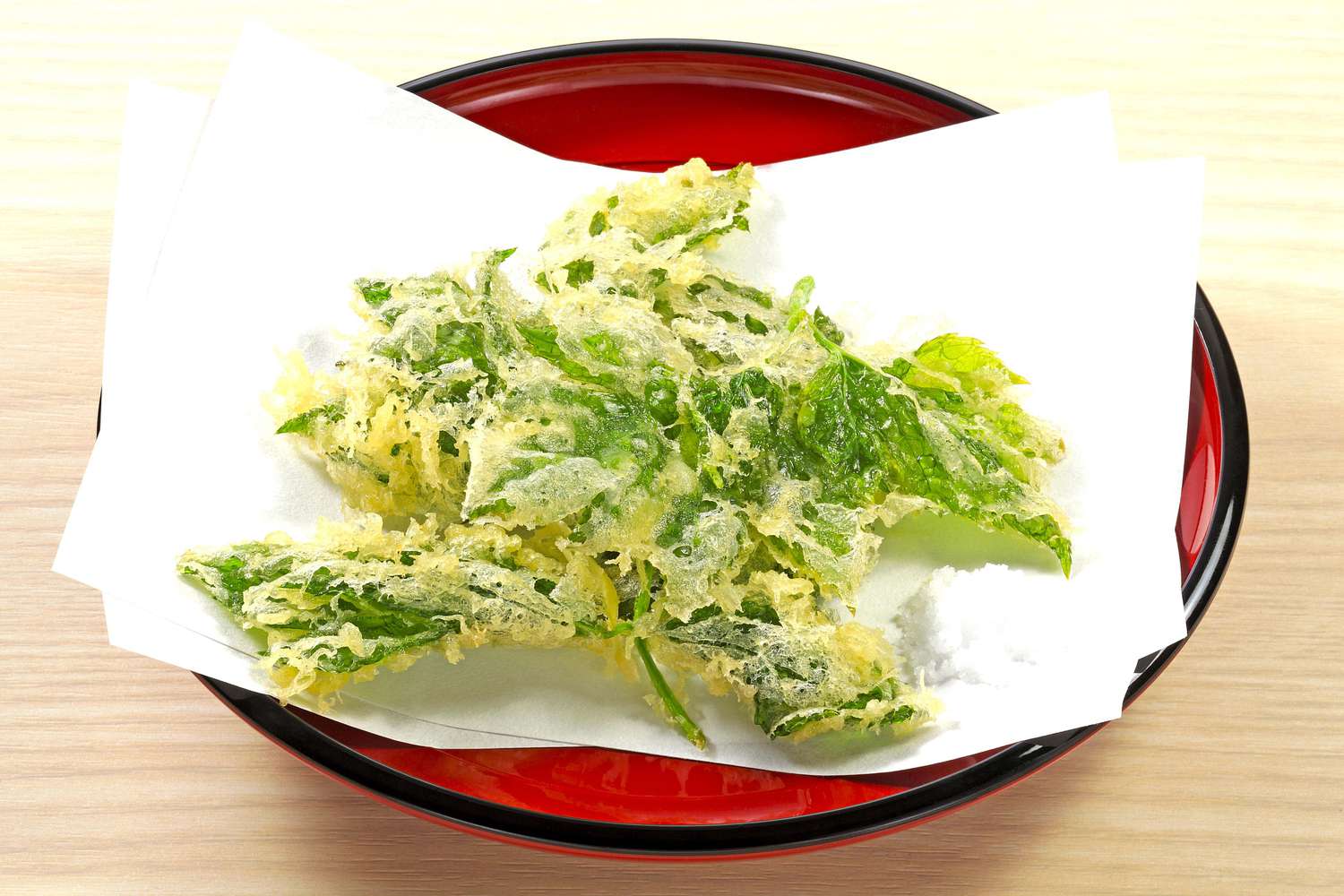 Sansai (Mountain Vegetable) Tempura with Matcha Salt Image