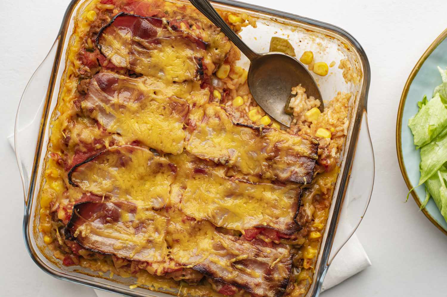 7 Layer Casserole with Ground Beef and Rice Recipe Image