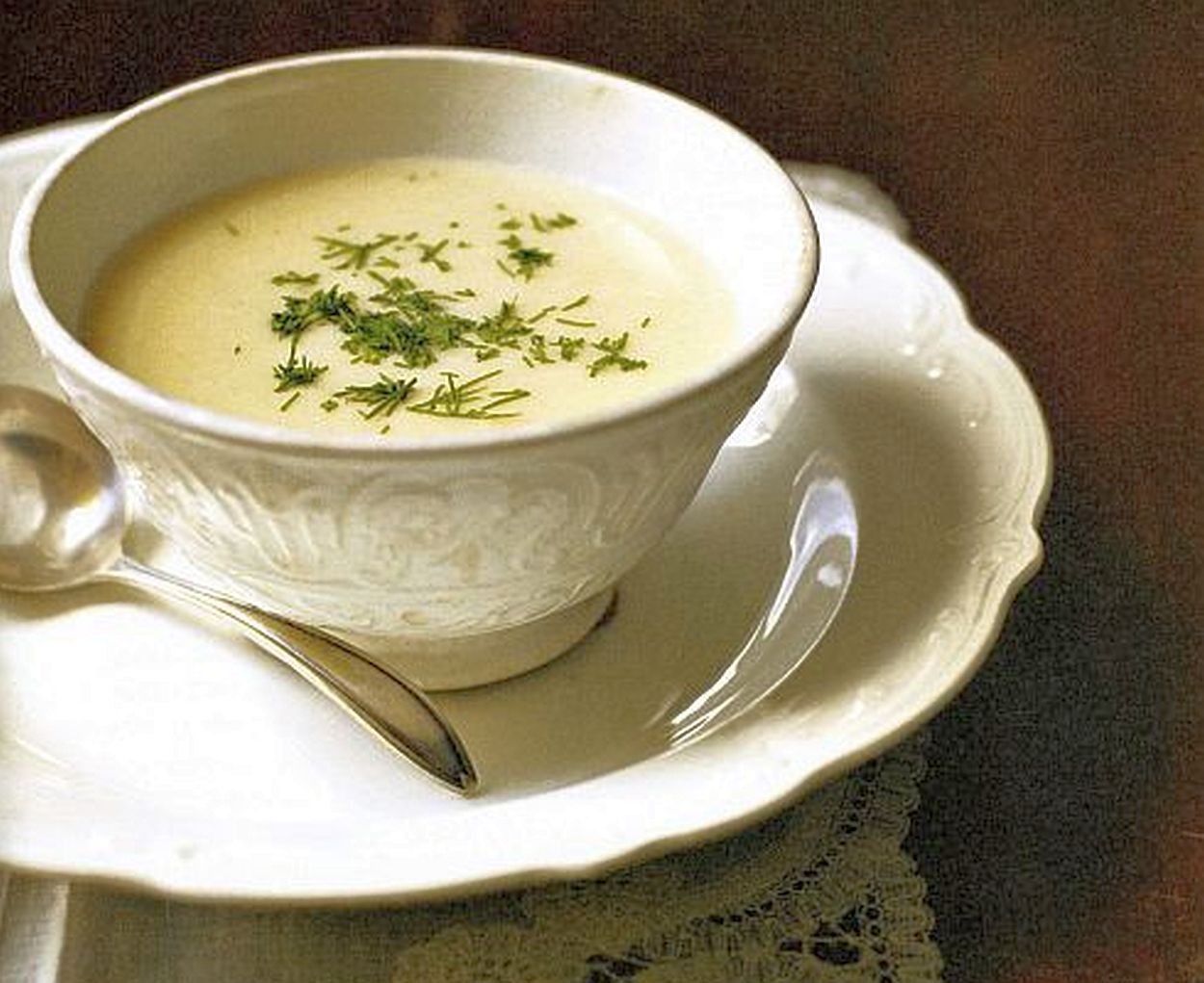Austro-Hungarian Cream of Horseradish Soup Recipe Image