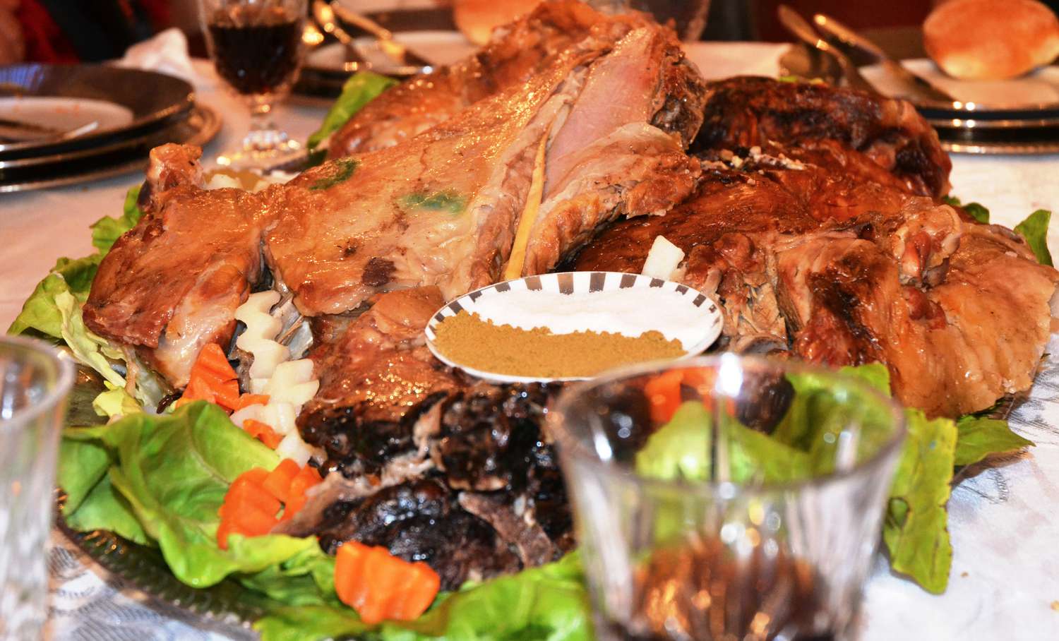 Moroccan Mechoui Recipe for Roased Leg of Lamb Recipe Image