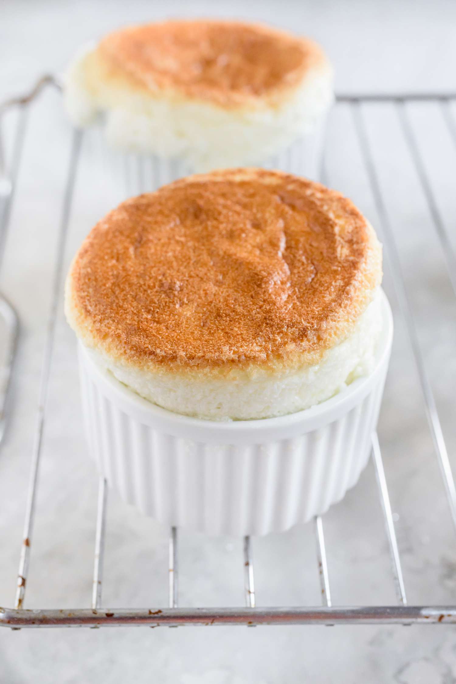 Simple Vanilla Soufflé Dessert Recipe Image