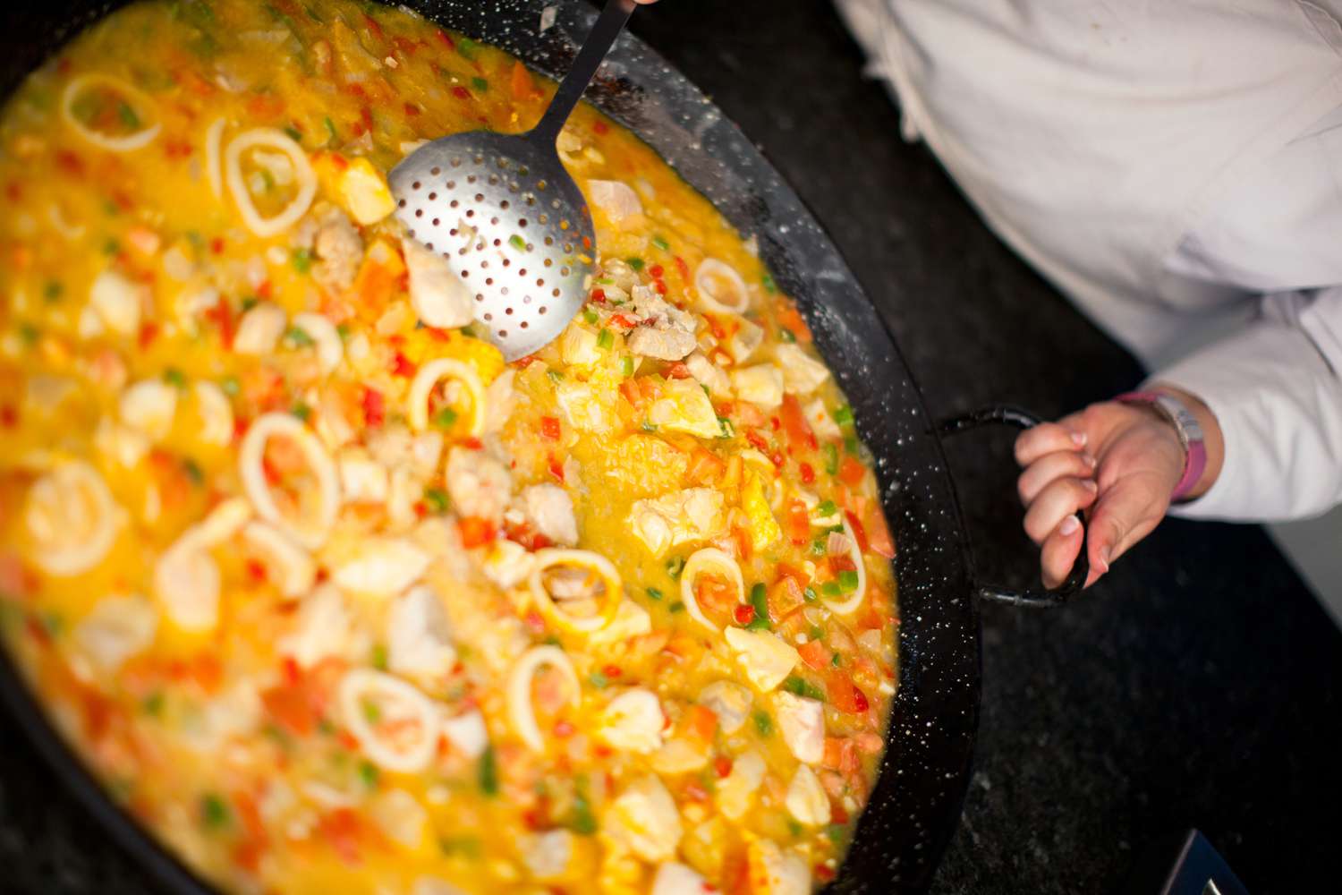 Spanish Rice With Squid (Arroz con Calamares) Recipe Image