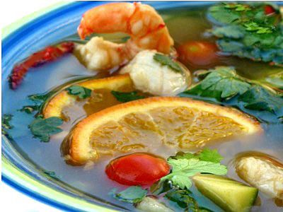 Hot and Sour Thai Orange Fish Soup Recipe Image