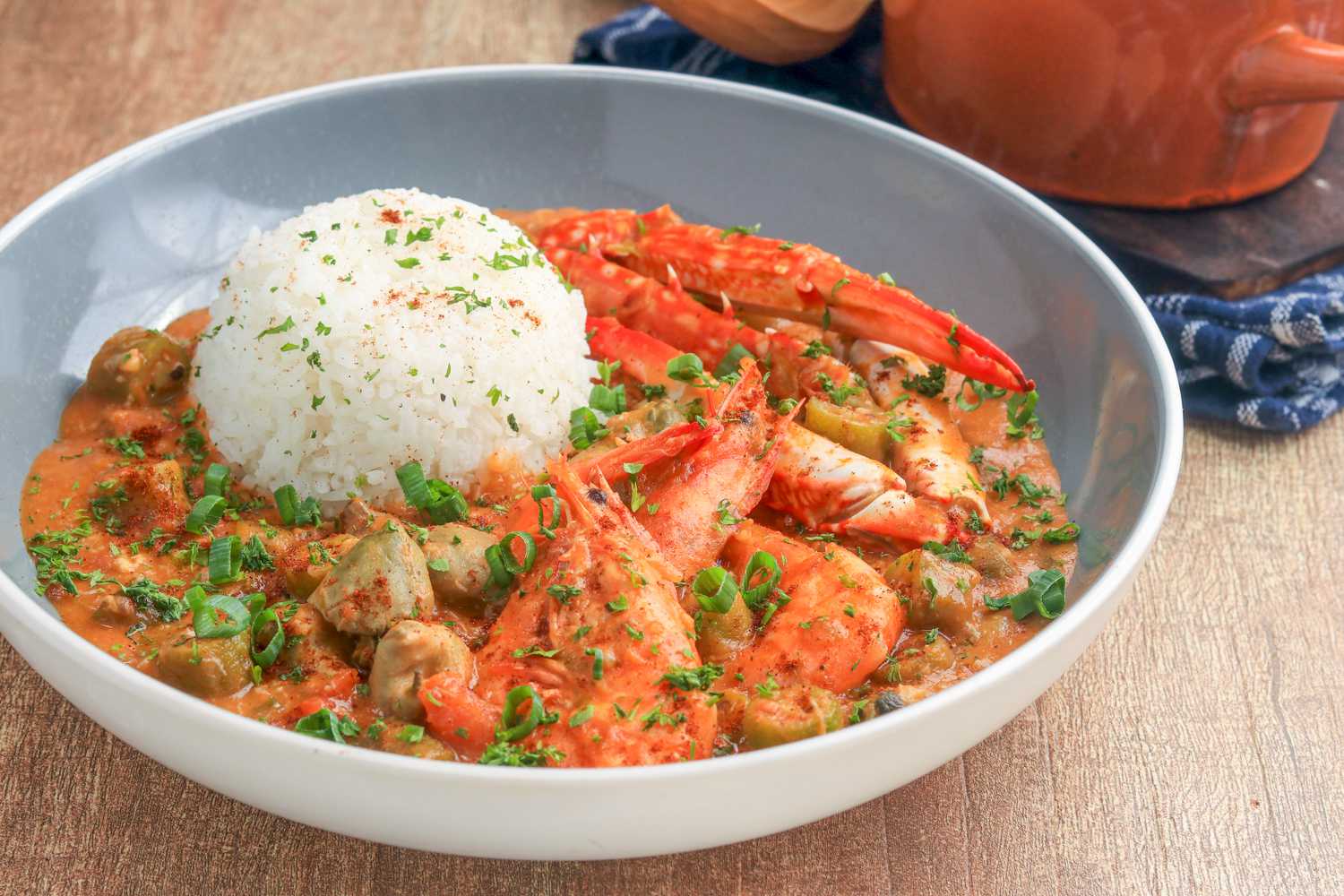 Seafood Gumbo Recipe With Shrimp and Crabmeat Image