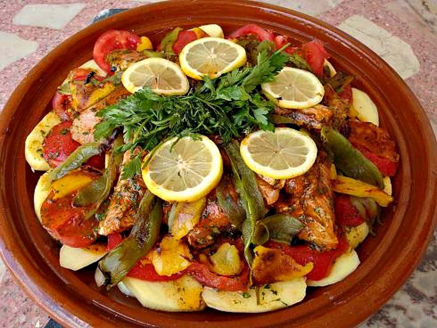 Moroccan Fish Tagine (Mqualli) Recipe Image