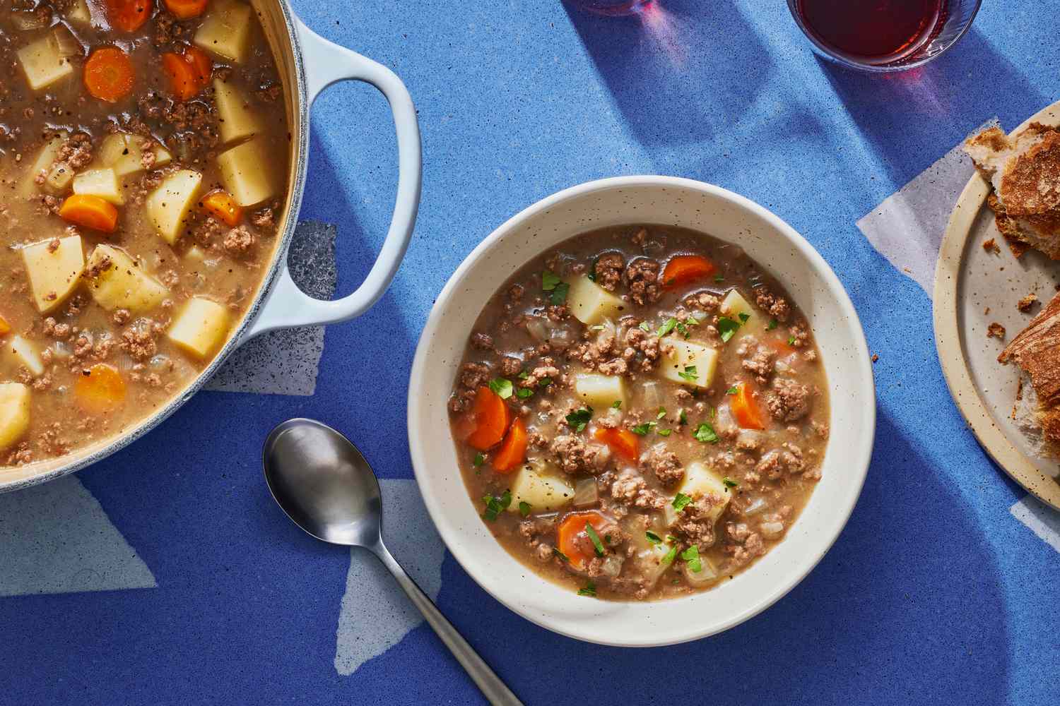 Simple Ground Beef Stew Recipe Image