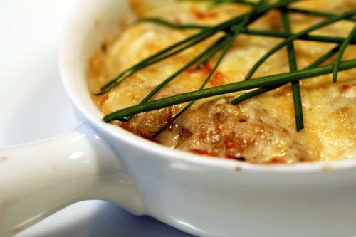 French in a Flash: French Onion Soup Dumplings Recipe Image