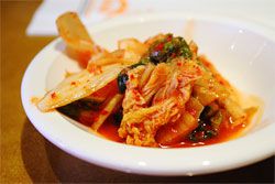 Dinner Tonight: Kimchi Soup with Tofu and Spinach Recipe Image