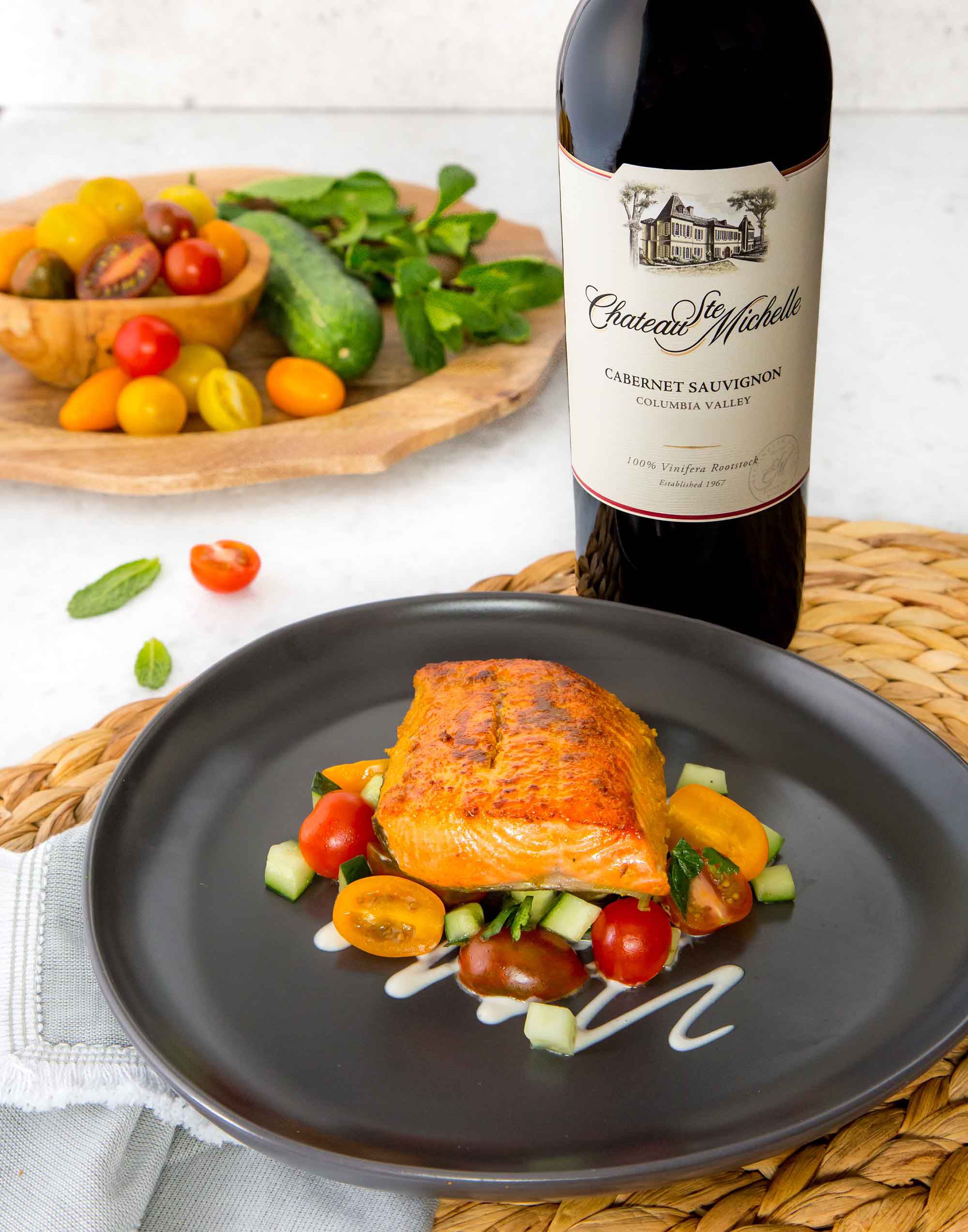 Moroccan-Spiced Wild Alaska Salmon Recipe Image